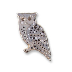 Owl, Eastern Screech pin