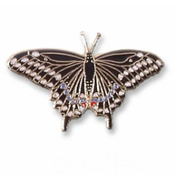 Butterfly, Eastern Black Swallowtail pin