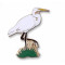 Egret, Great pin