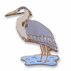 Heron, Great Blue pin