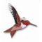 Hummingbird, Rufous pin