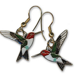 Hummingbird, Anna's earrings